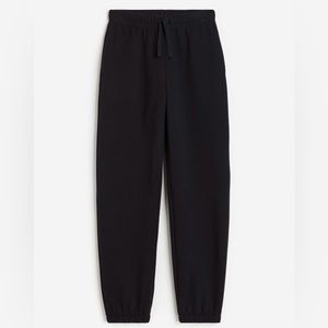 H&M Girls Black Sweatpants Size 8